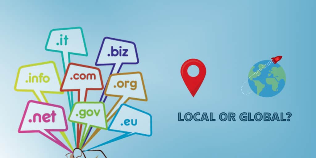 Pick TLD according to your target market - global or local