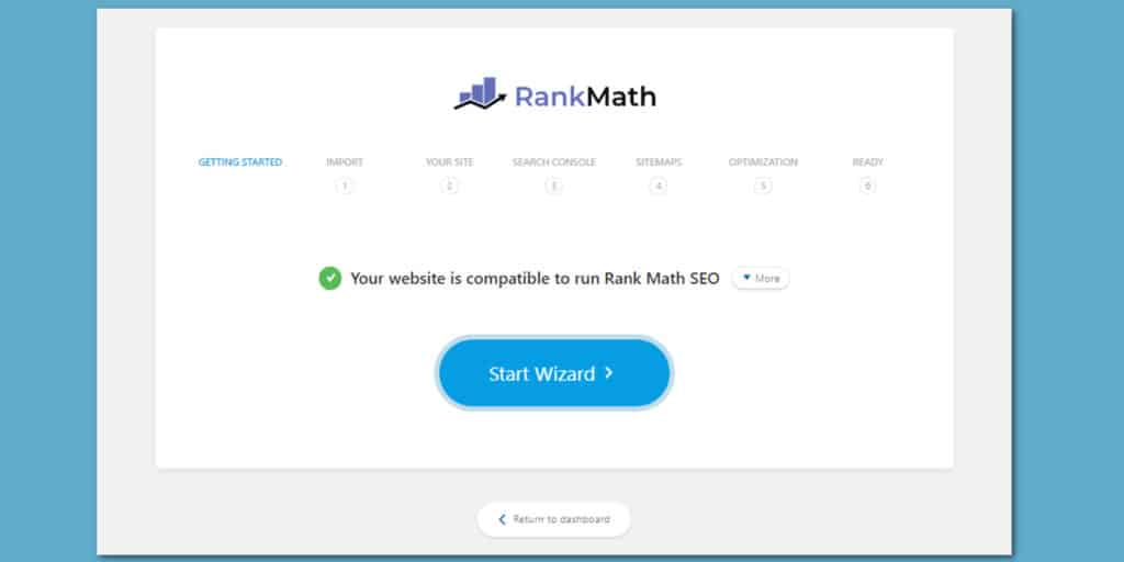 Rank Math Setup Wizard image
